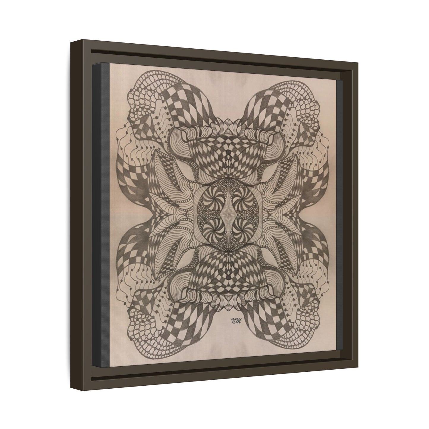 Matte Canvas, Framed (Multi-color)