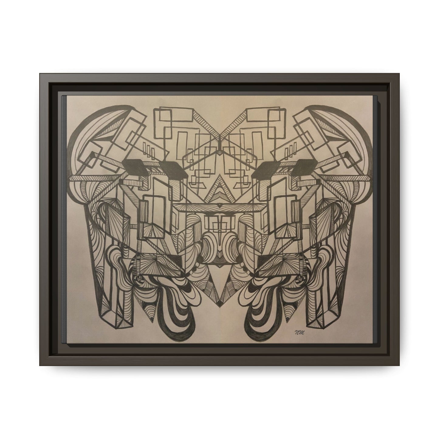 Matte Canvas, Framed (Multi-color)
