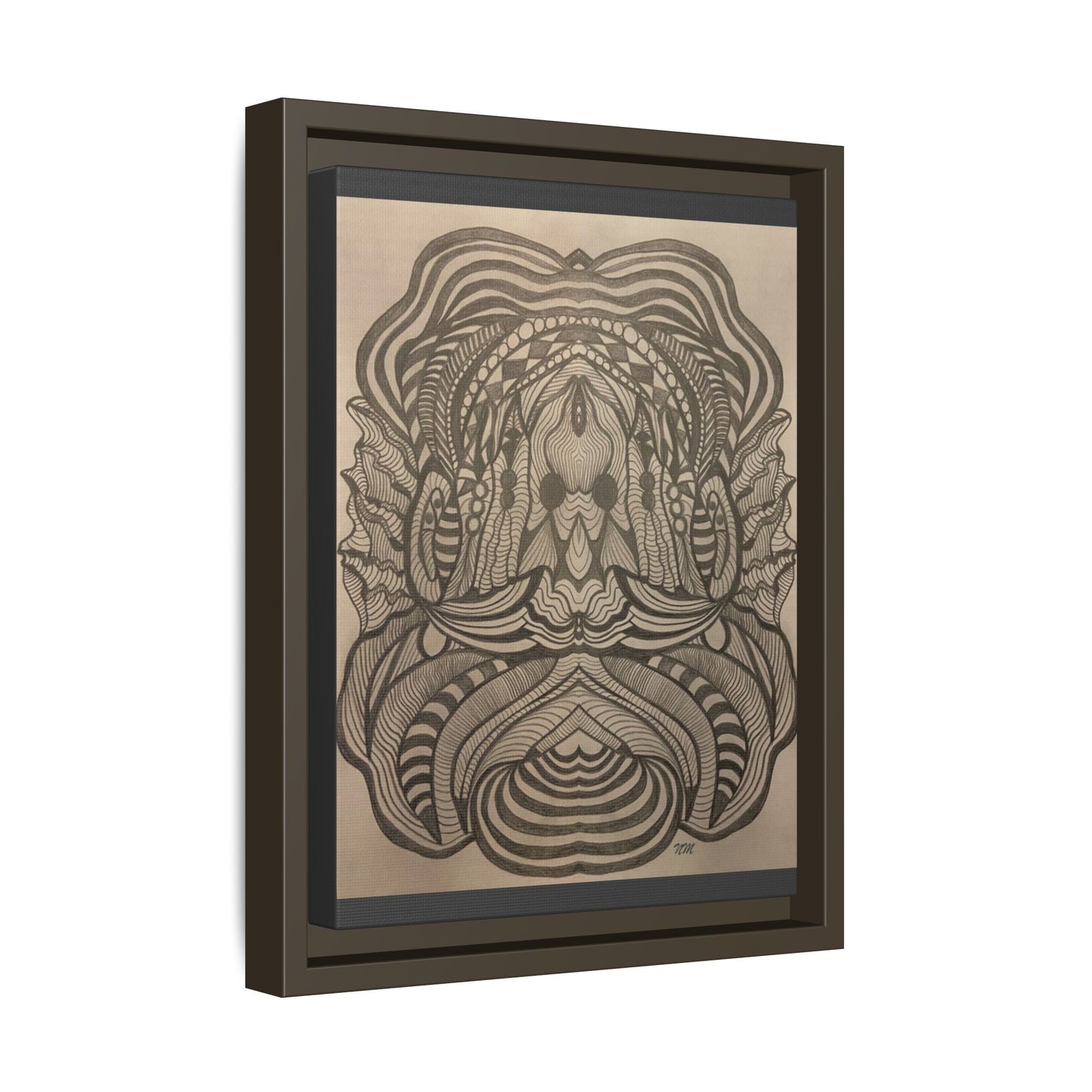 Matte Canvas, Framed (Multi-color)