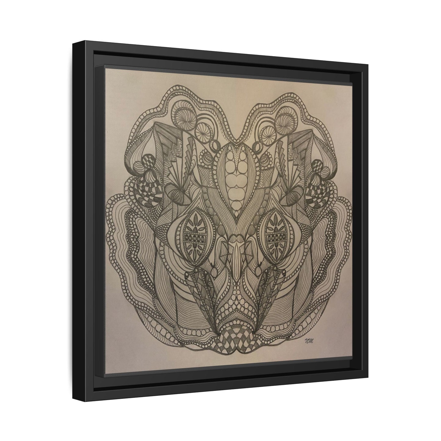 Matte Canvas, Framed (Multi-color)
