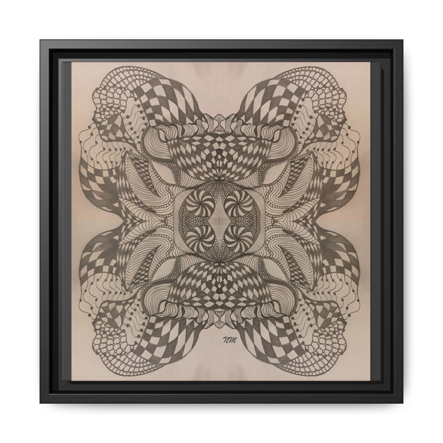 Matte Canvas, Framed (Multi-color)