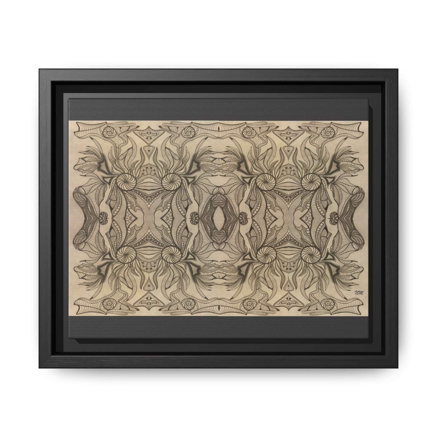 Matte Canvas, Framed (Multi-color)