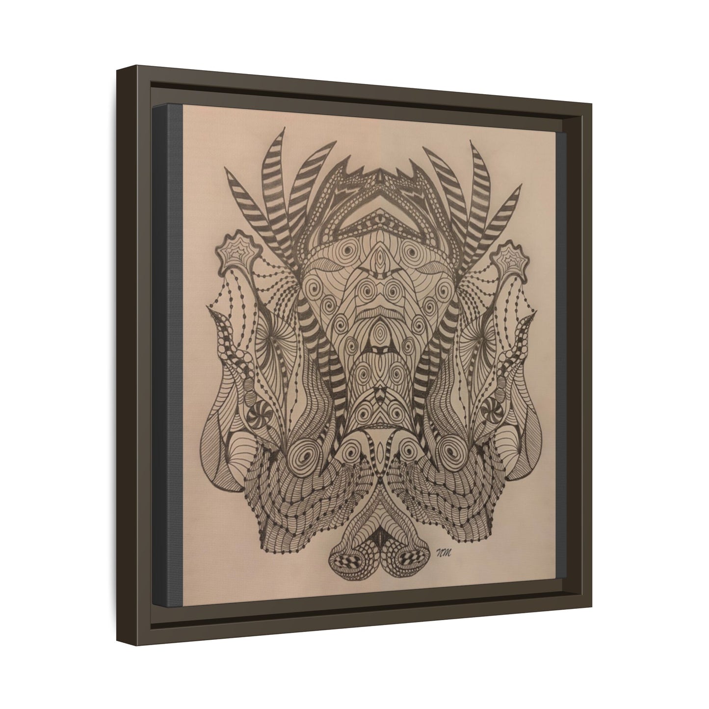 Matte Canvas, Framed (Multi-color)