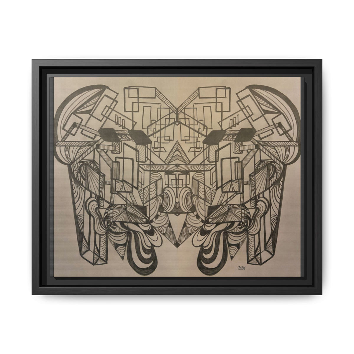 Matte Canvas, Framed (Multi-color)