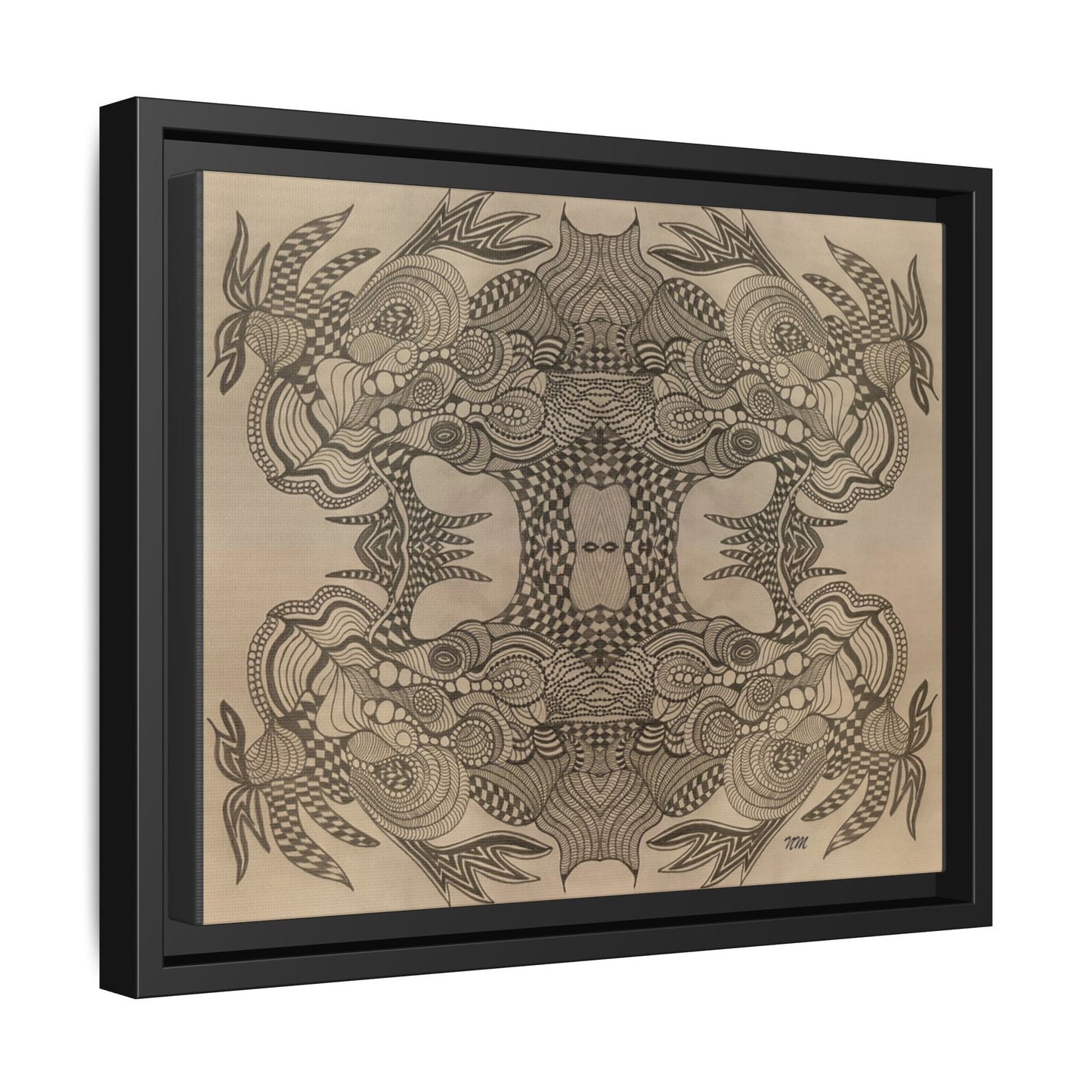 Matte Canvas, Framed (Multi-color)
