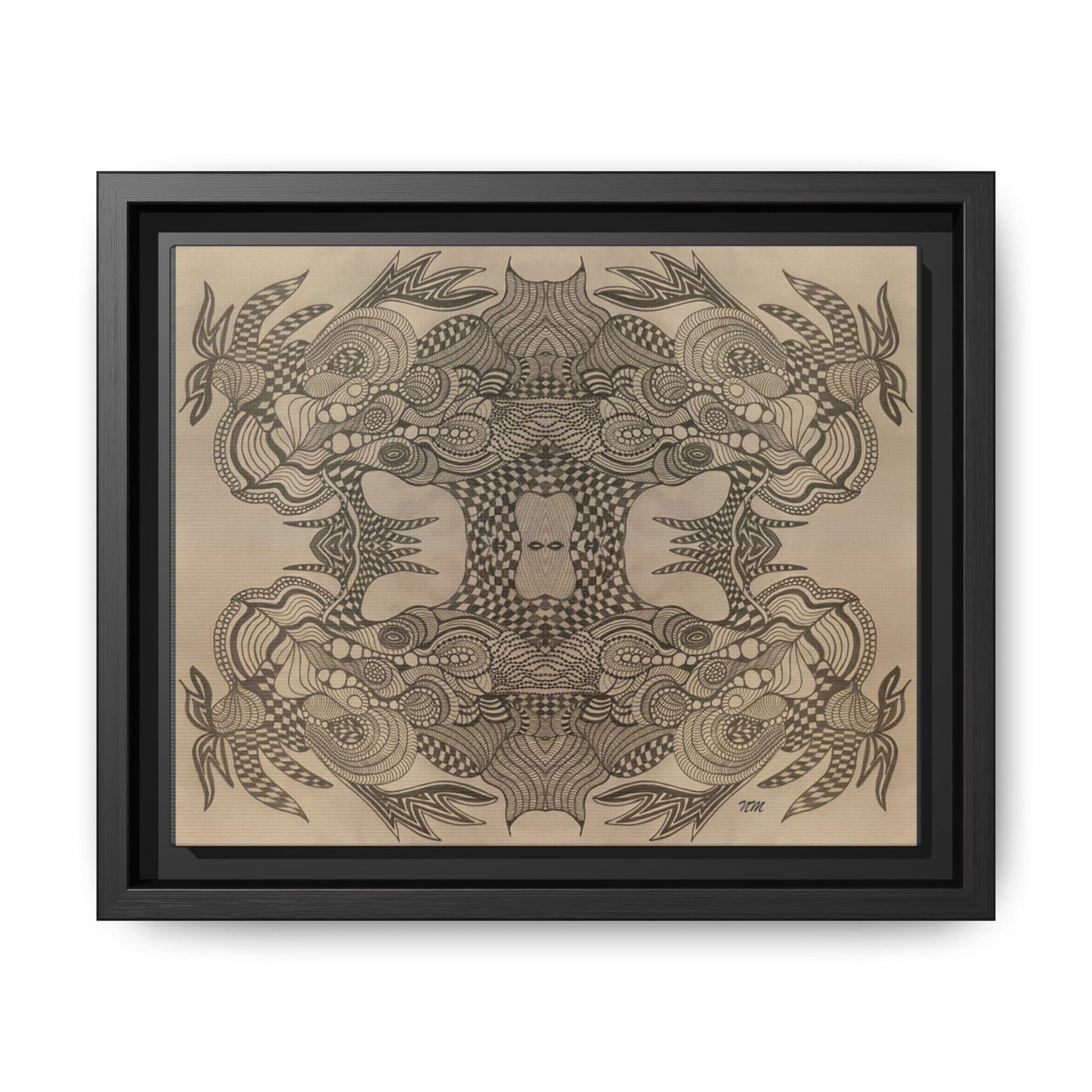 Matte Canvas, Framed (Multi-color)