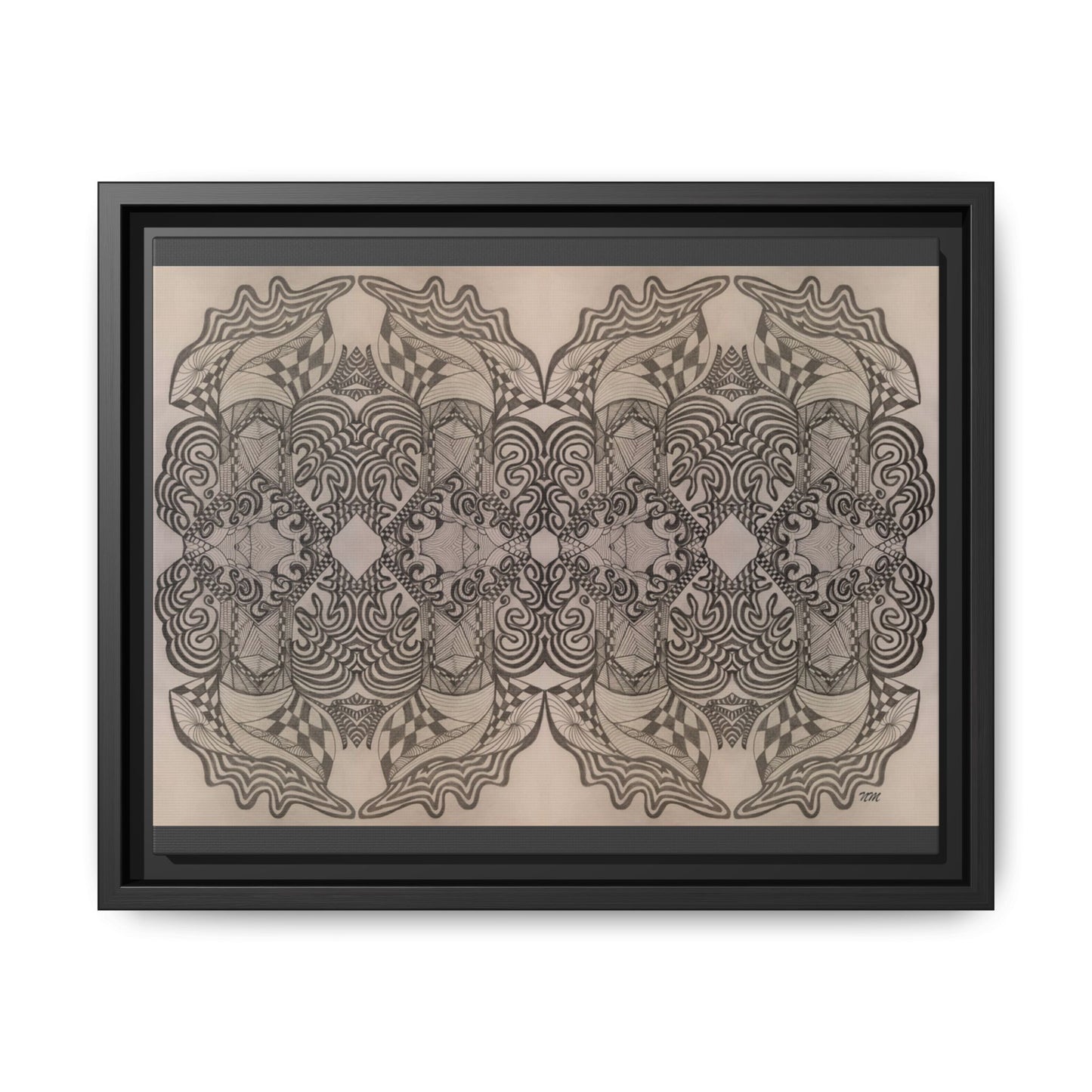 Matte Canvas, Framed (Multi-color)