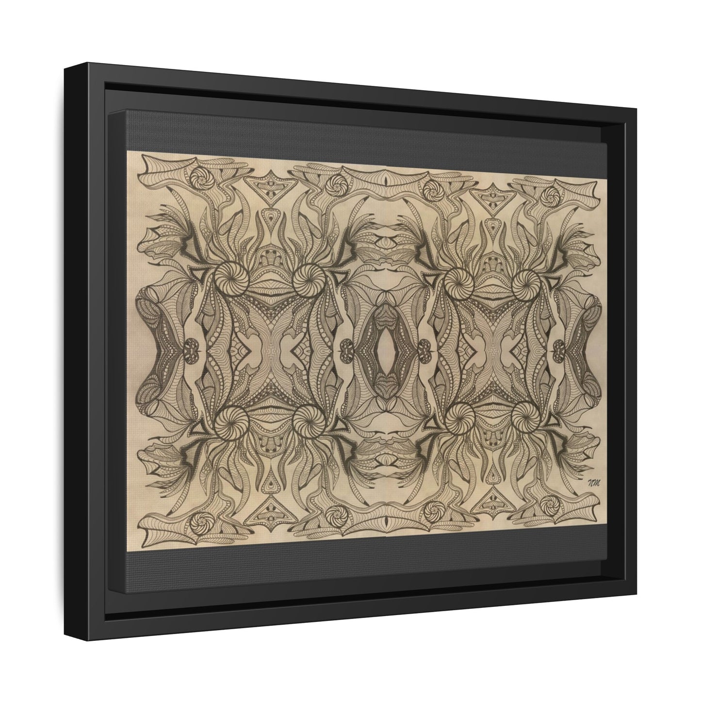 Matte Canvas, Framed (Multi-color)