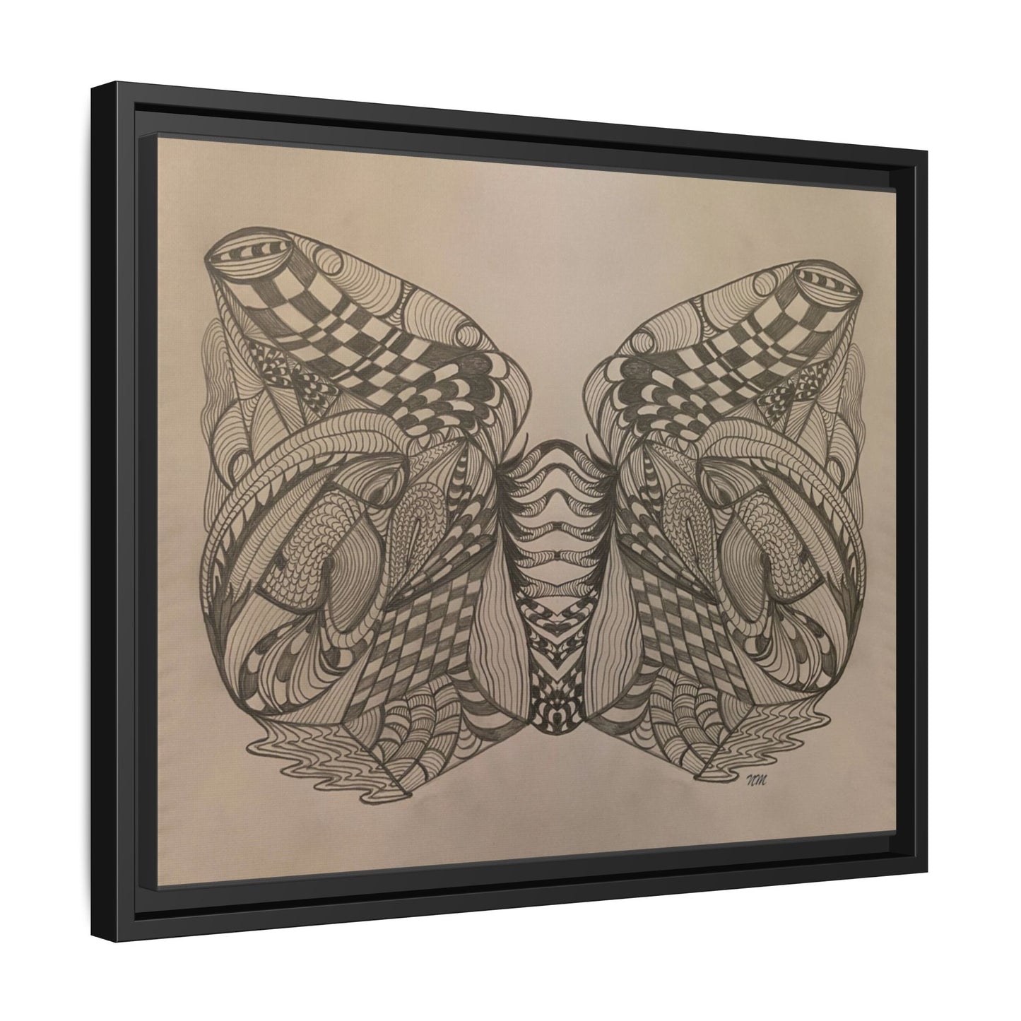 Matte Canvas, Framed (Multi-color)