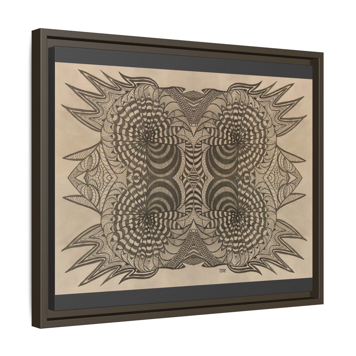 Matte Canvas, Framed (Multi-color)