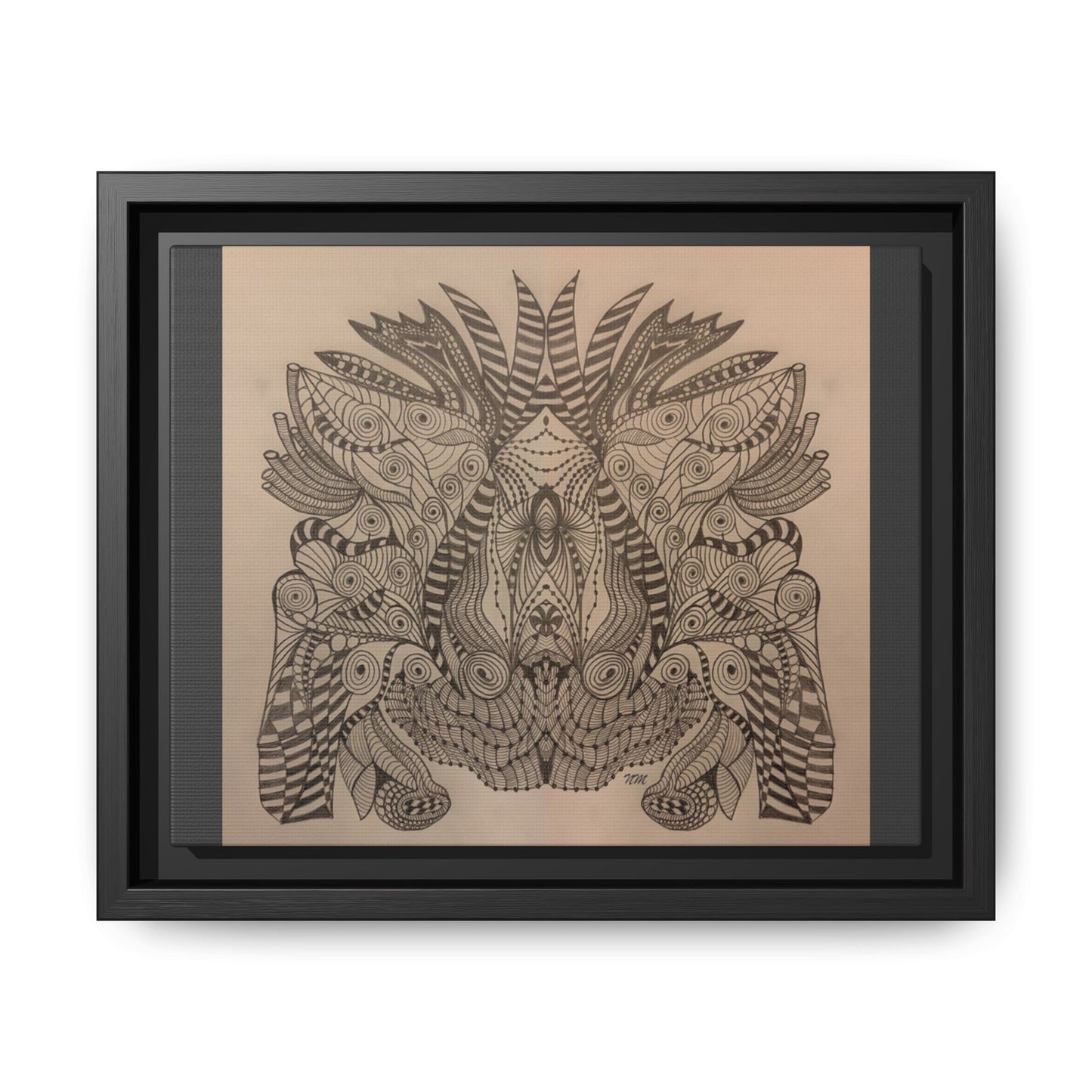 Matte Canvas, Framed (Multi-color)