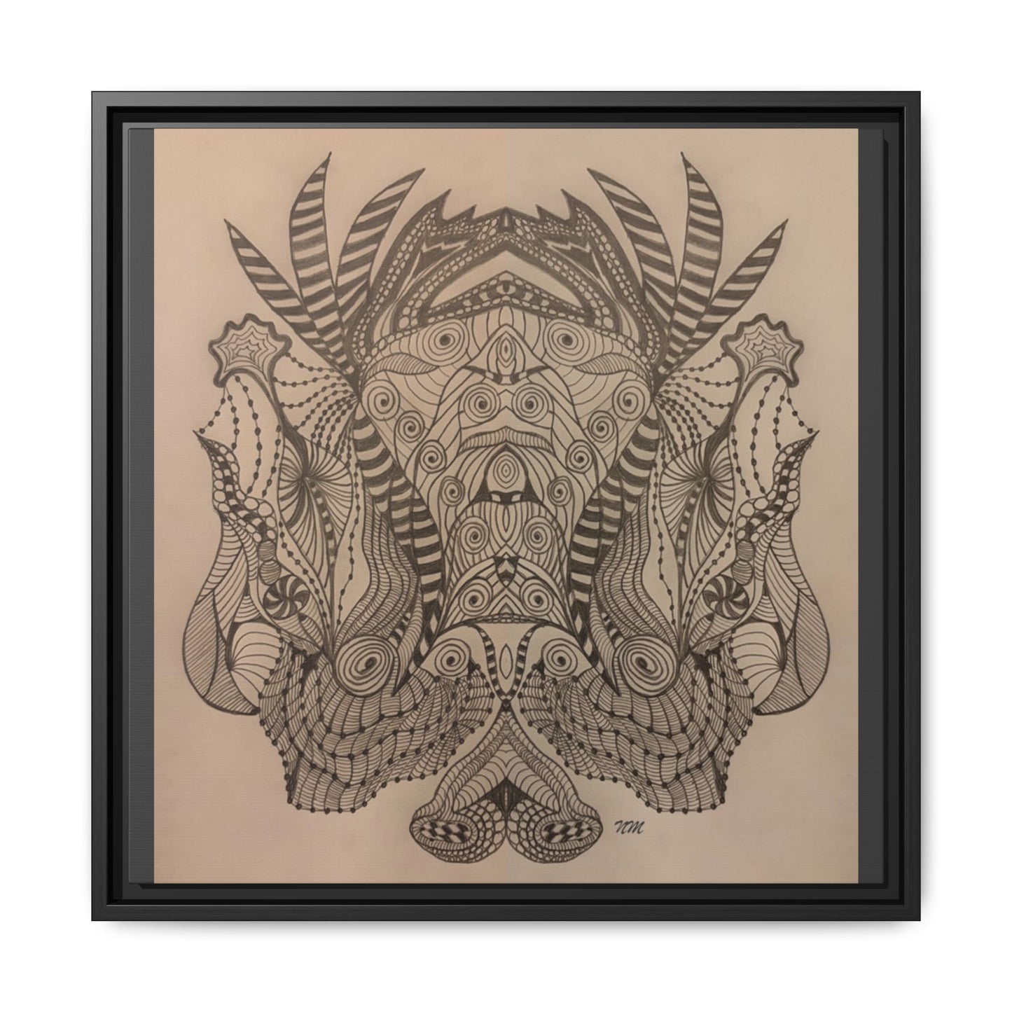 Matte Canvas, Framed (Multi-color)