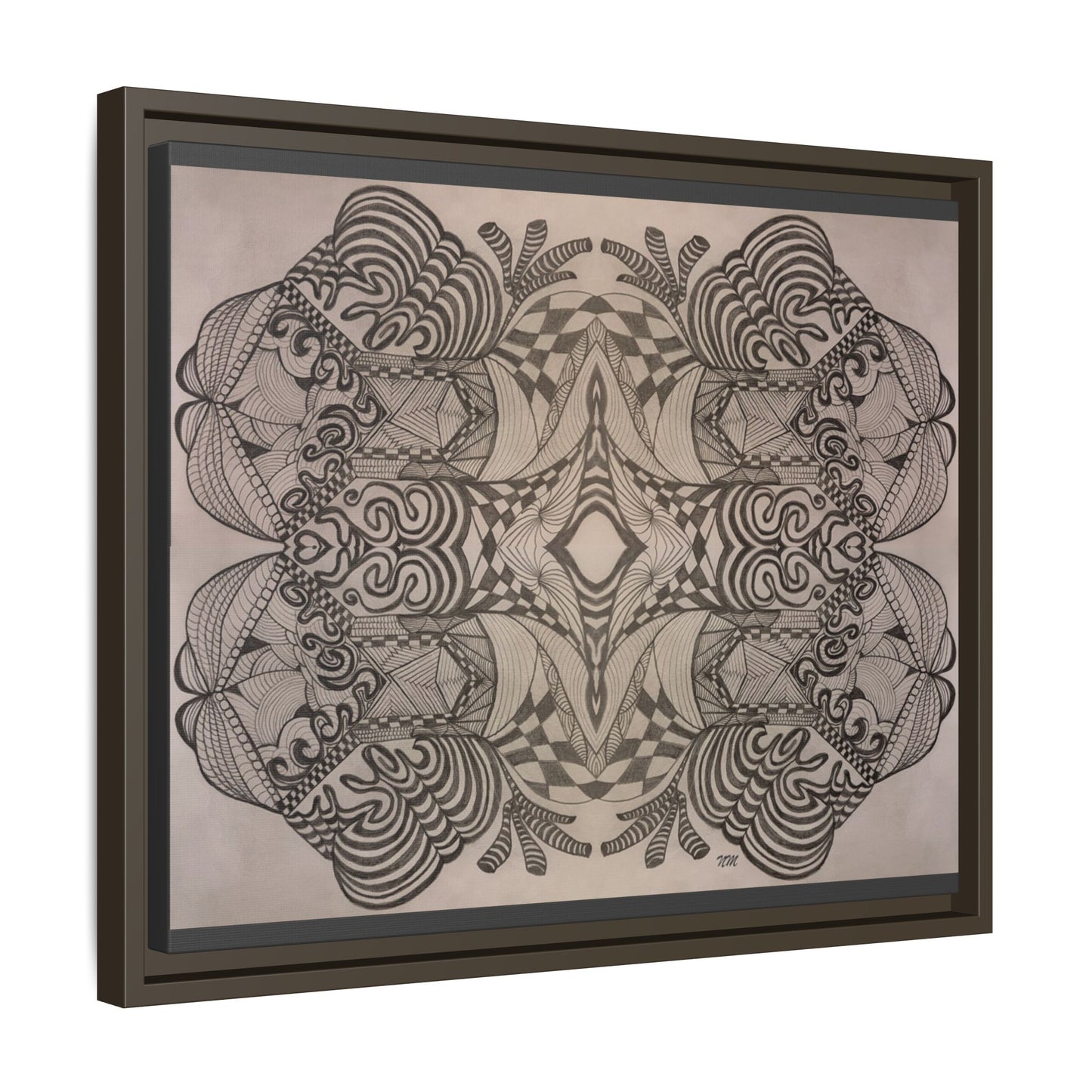 Matte Canvas, Framed (Multi-color)