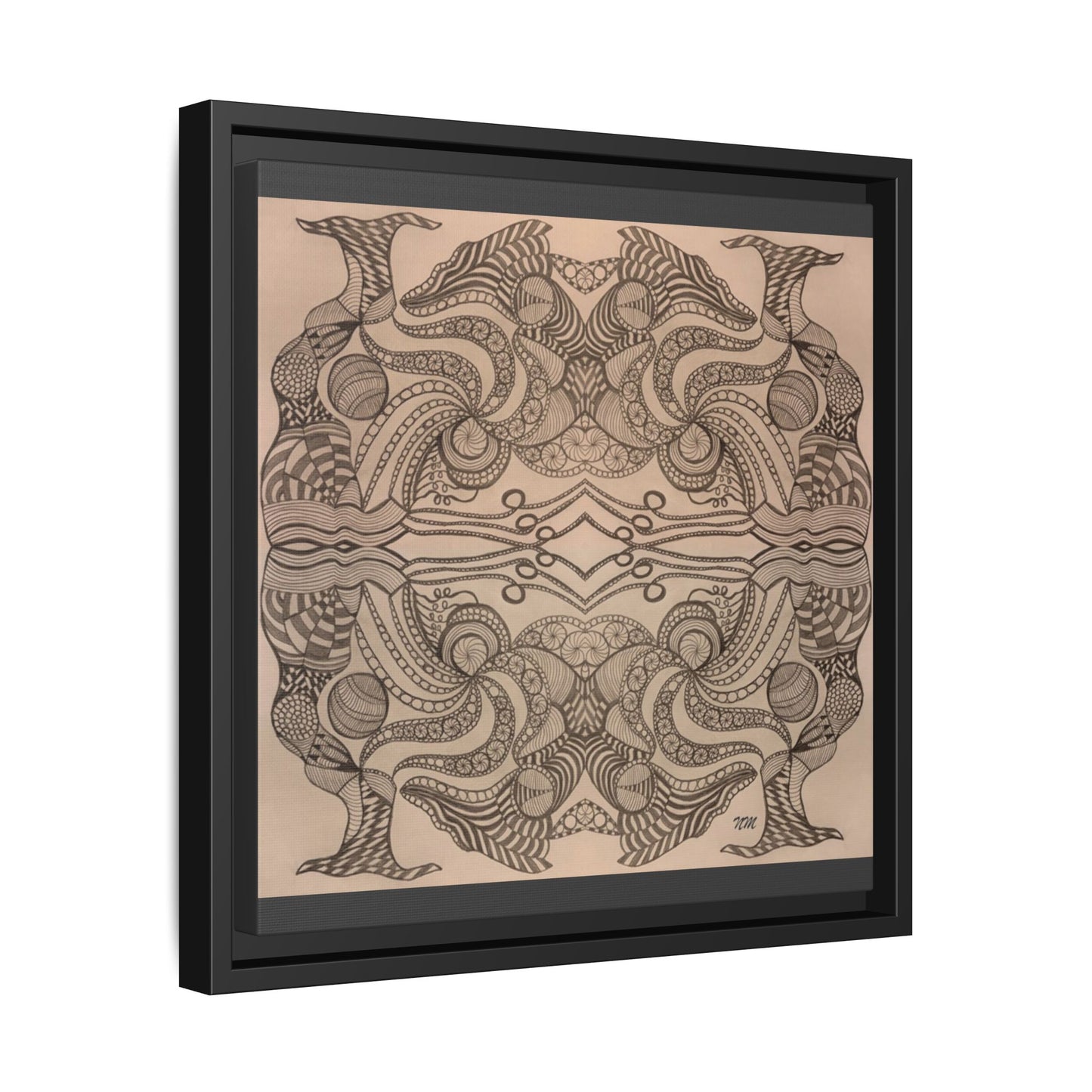 Matte Canvas, Framed (Multi-color)