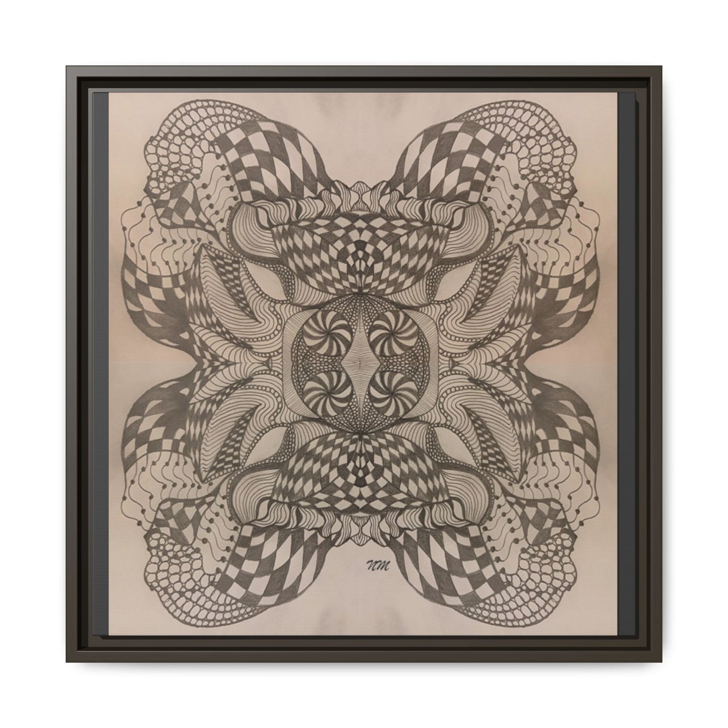 Matte Canvas, Framed (Multi-color)