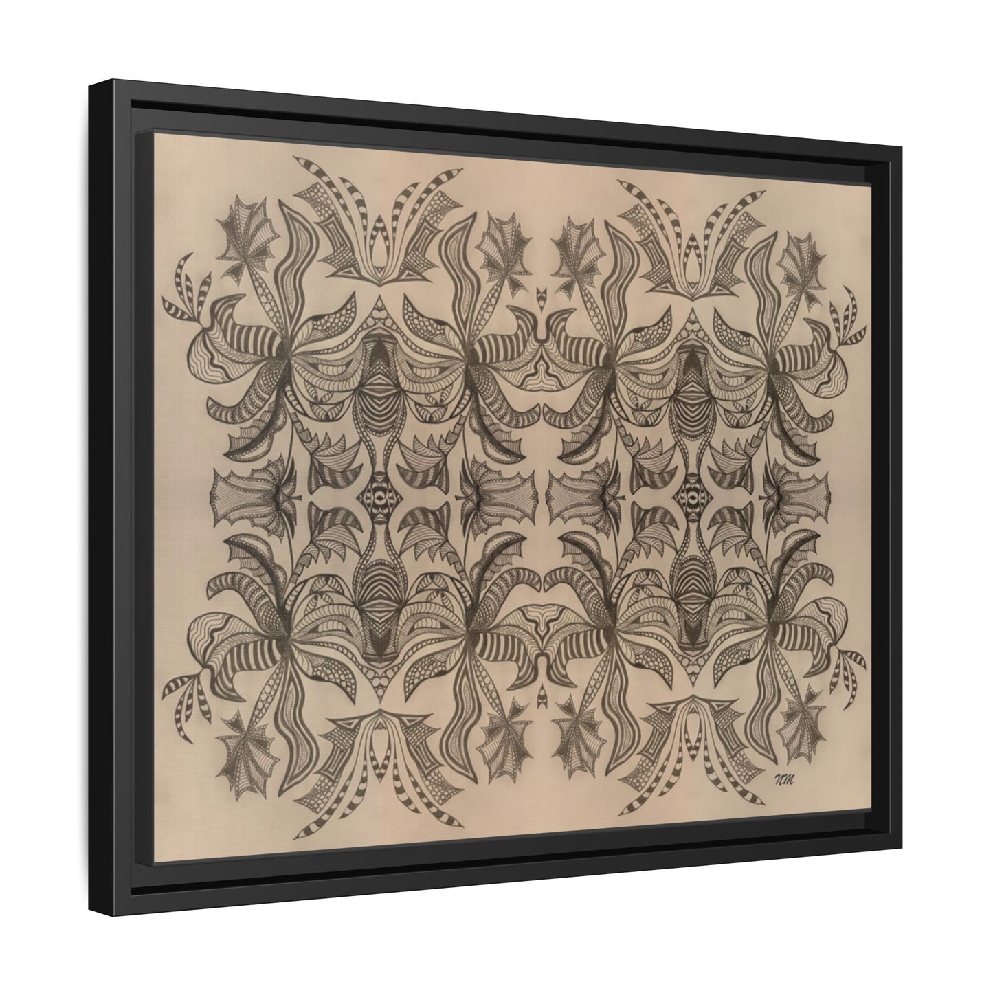 Matte Canvas, Framed (Multi-color)