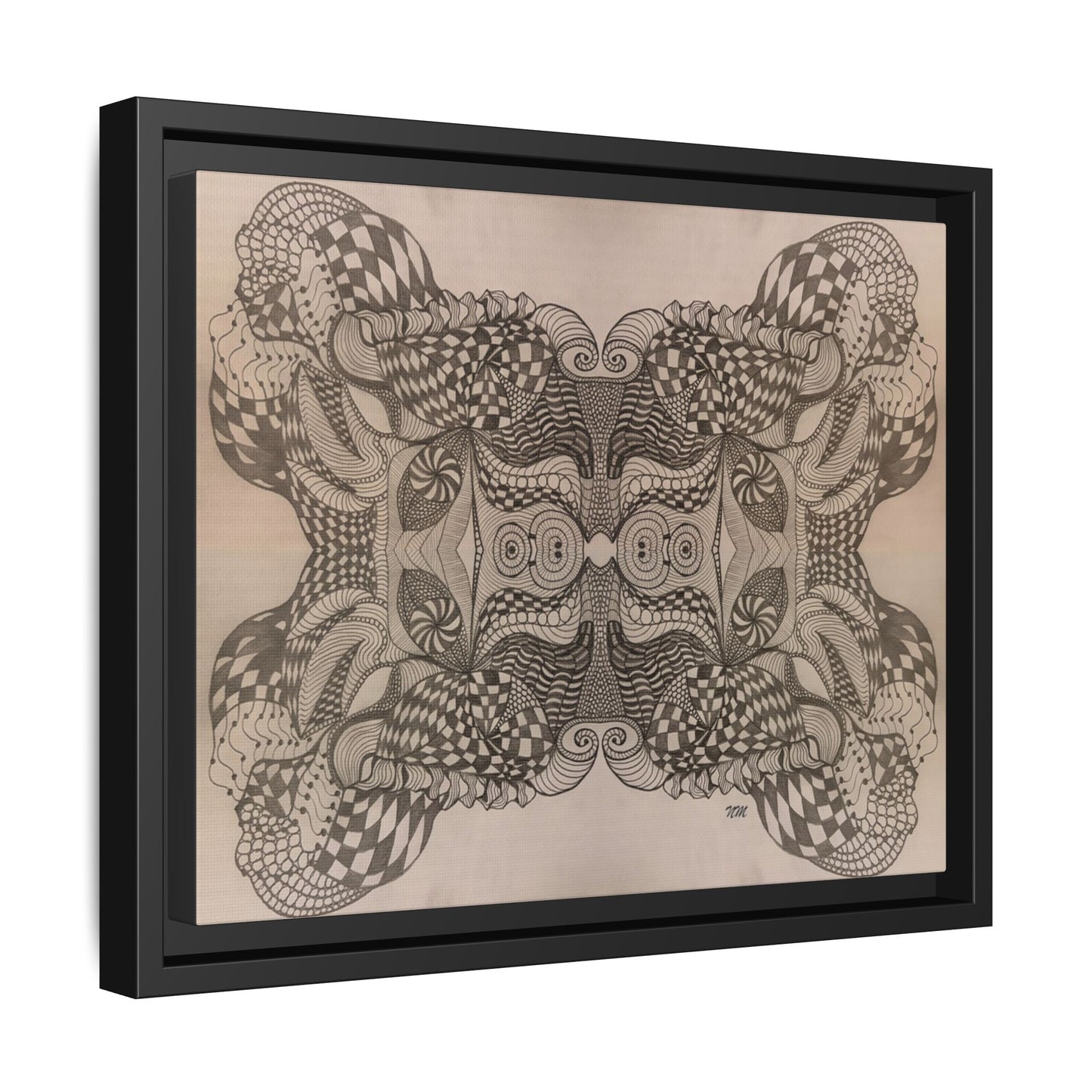 Matte Canvas, Framed (Multi-color)