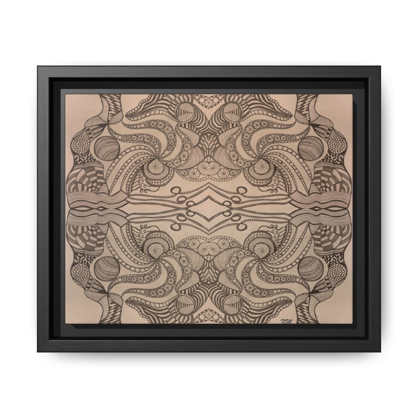 Matte Canvas, Framed (Multi-color)