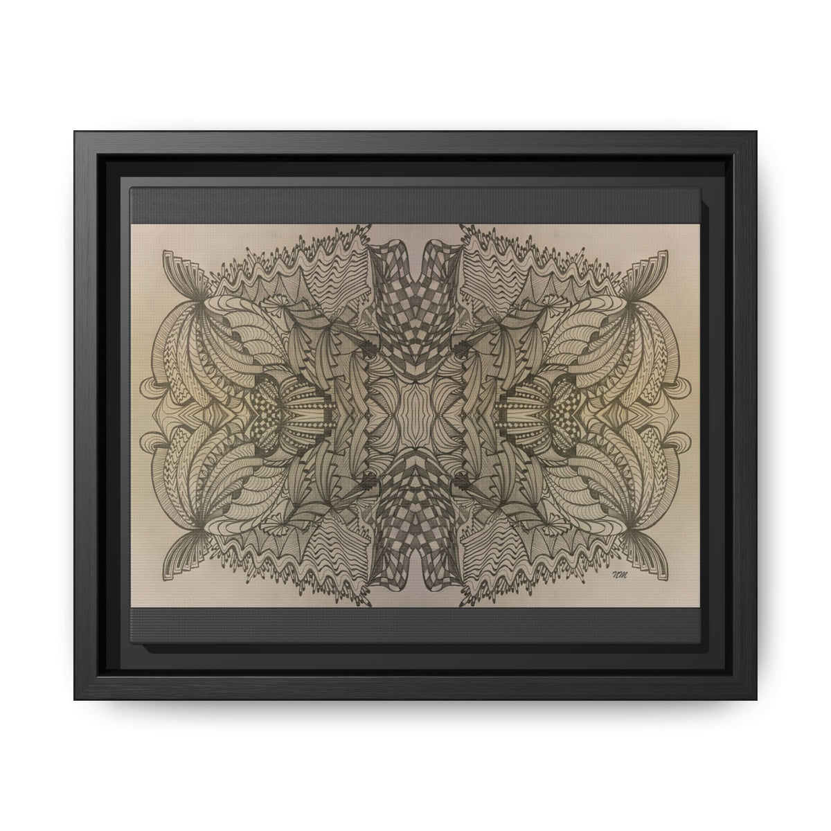 Matte Canvas, Framed (Multi-color)