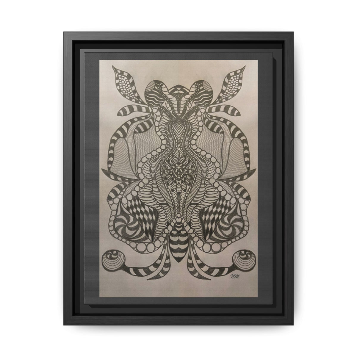 Matte Canvas, Framed (Multi-color)