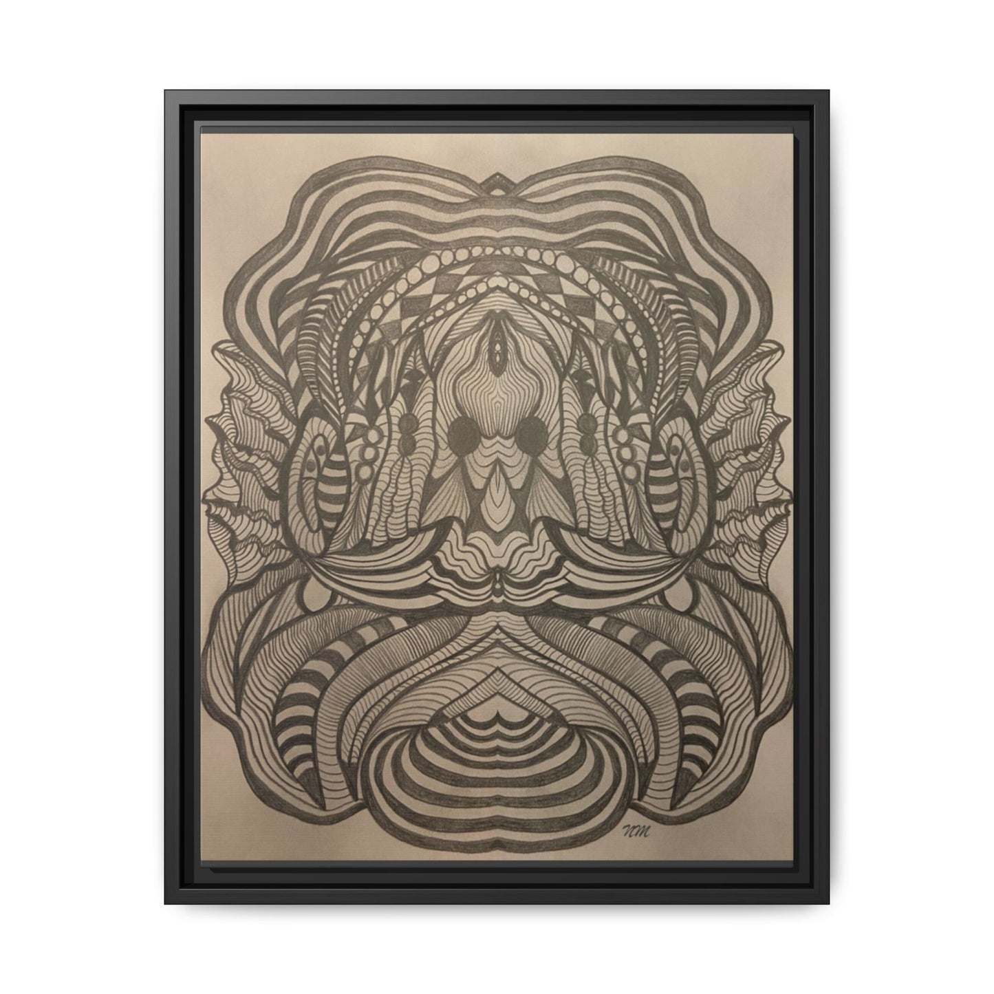 Matte Canvas, Framed (Multi-color)