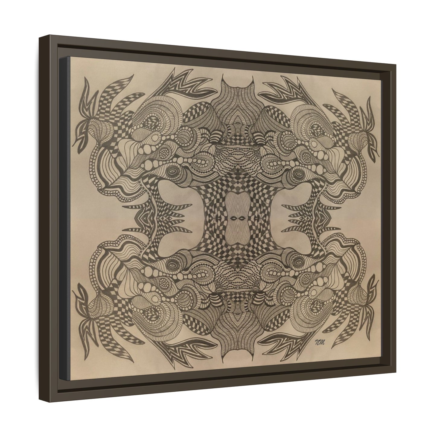 Matte Canvas, Framed (Multi-color)