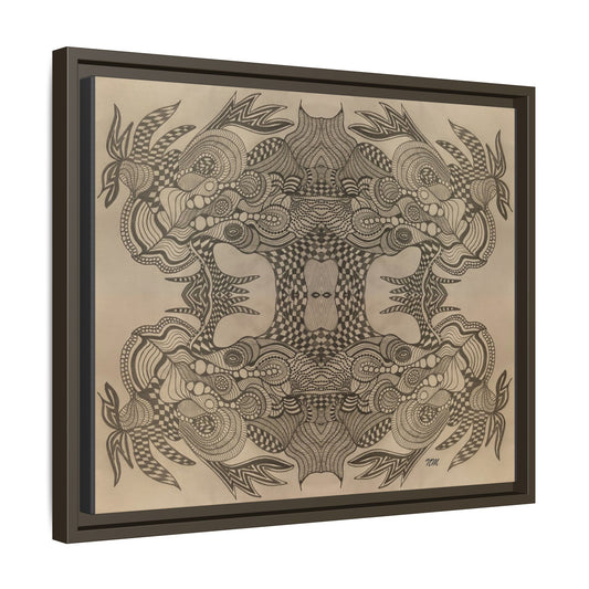 Matte Canvas, Framed (Multi-color)