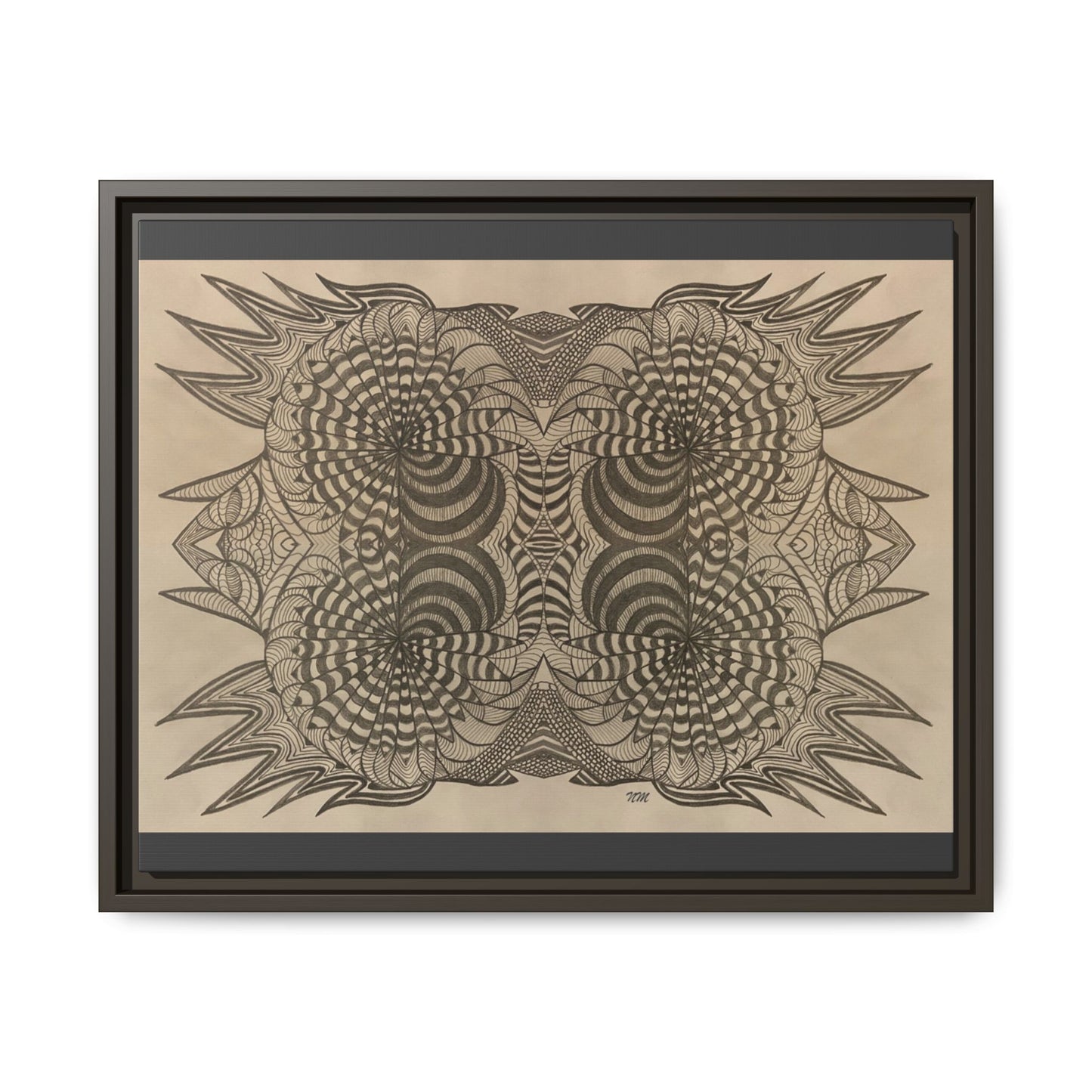 Matte Canvas, Framed (Multi-color)