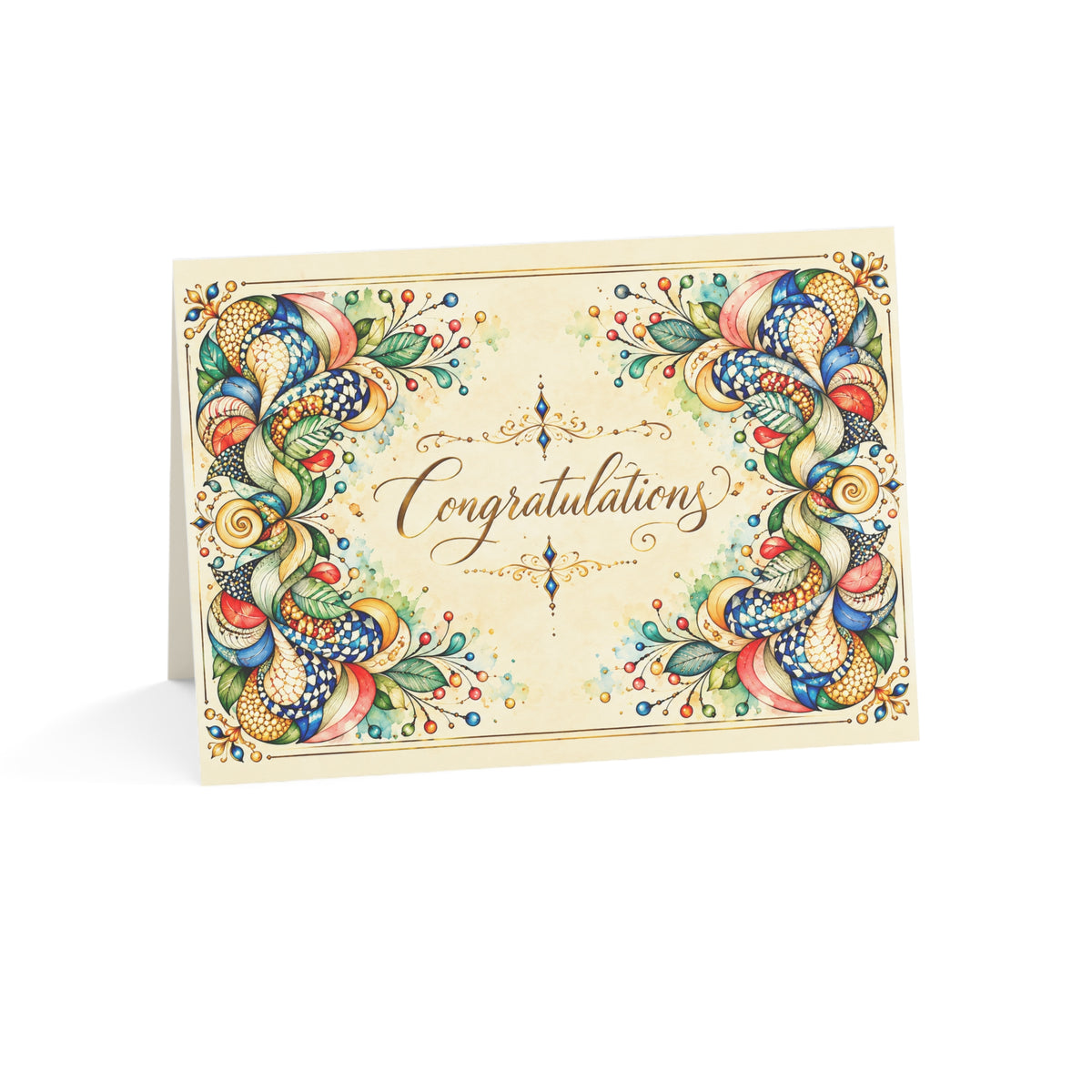 Joyful Embrace — Congratulations Greeting Card