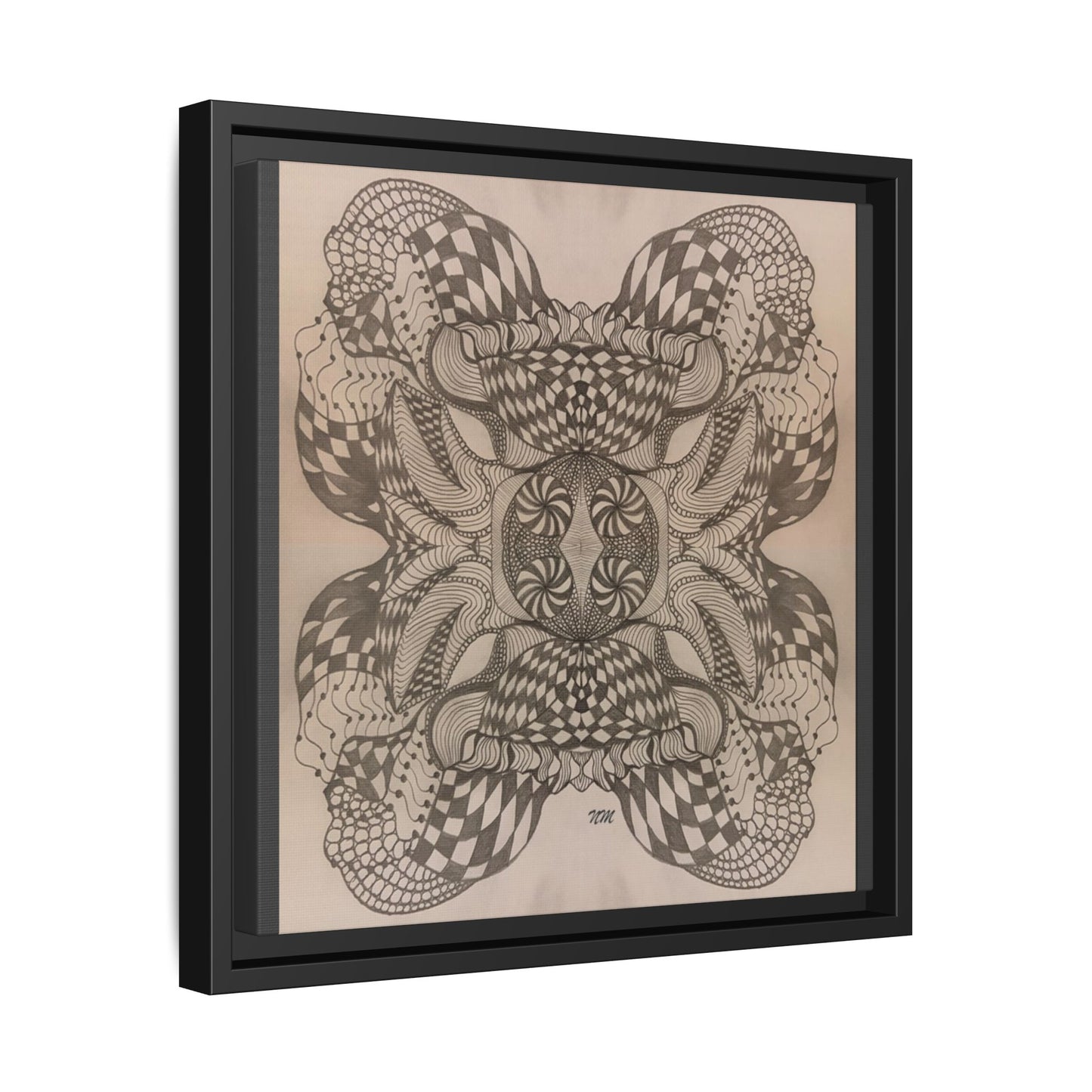 Matte Canvas, Framed (Multi-color)
