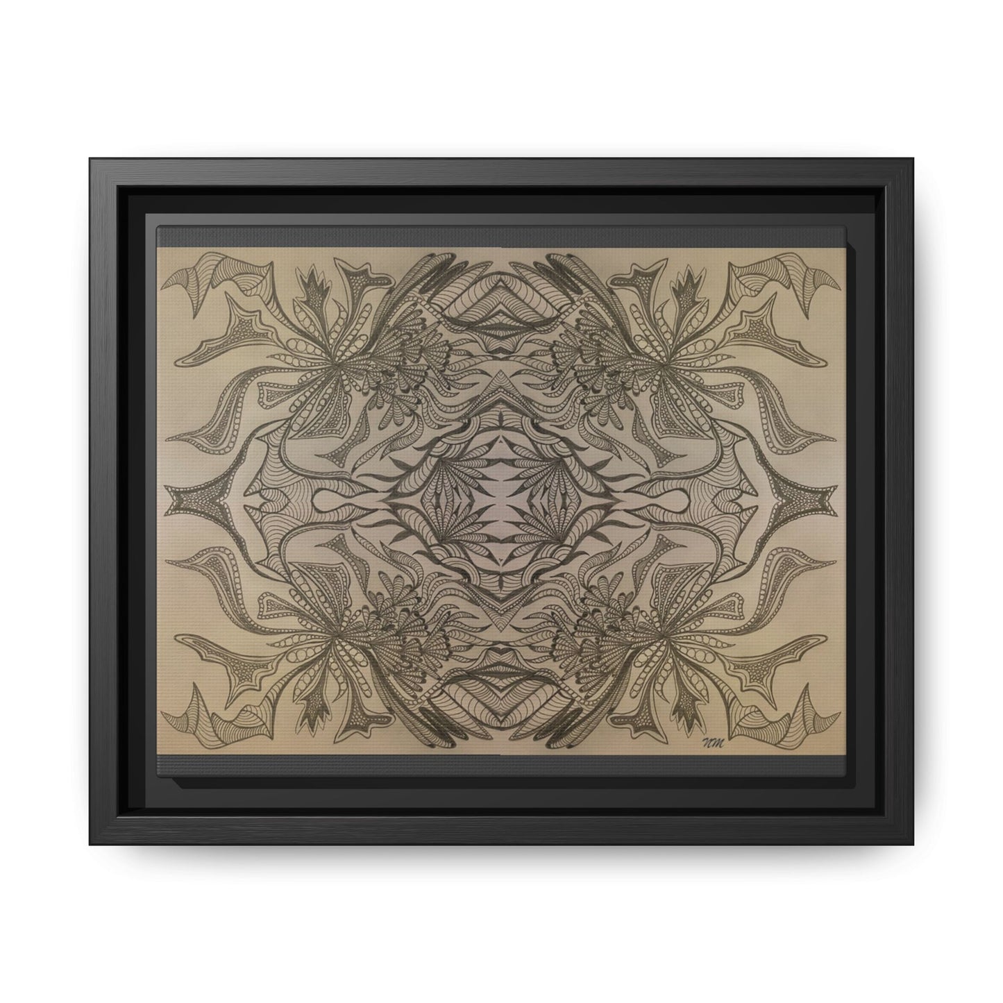 Matte Canvas, Framed (Multi-color)