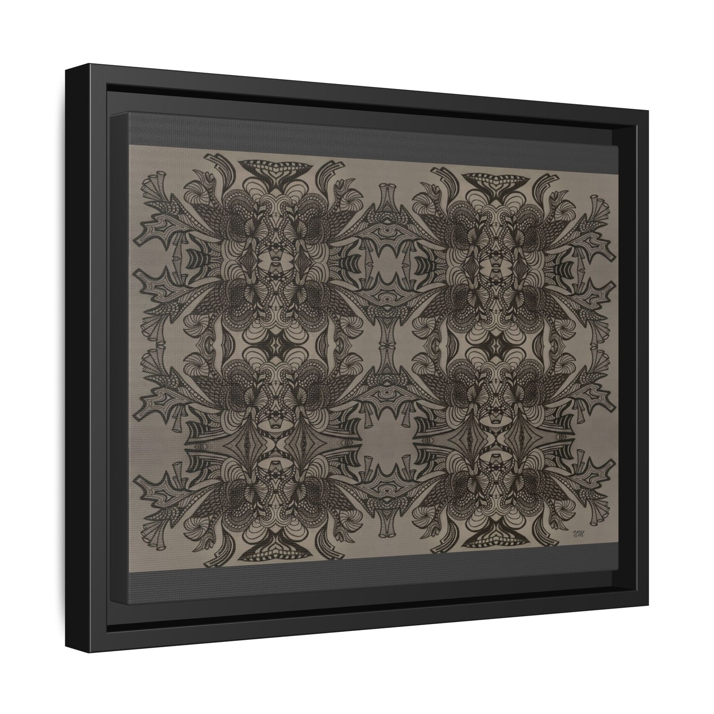 Matte Canvas, Framed (Multi-color)