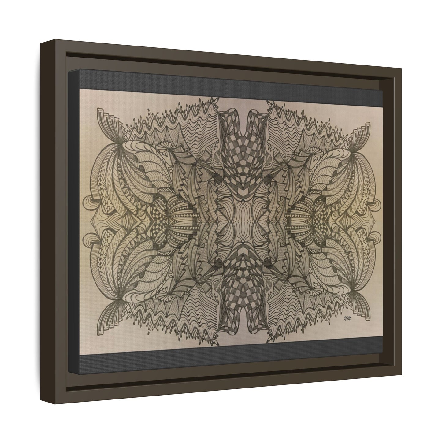 Matte Canvas, Framed (Multi-color)