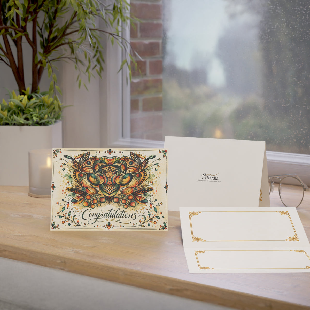 Wild Harmony — Congratulations Greeting Card
