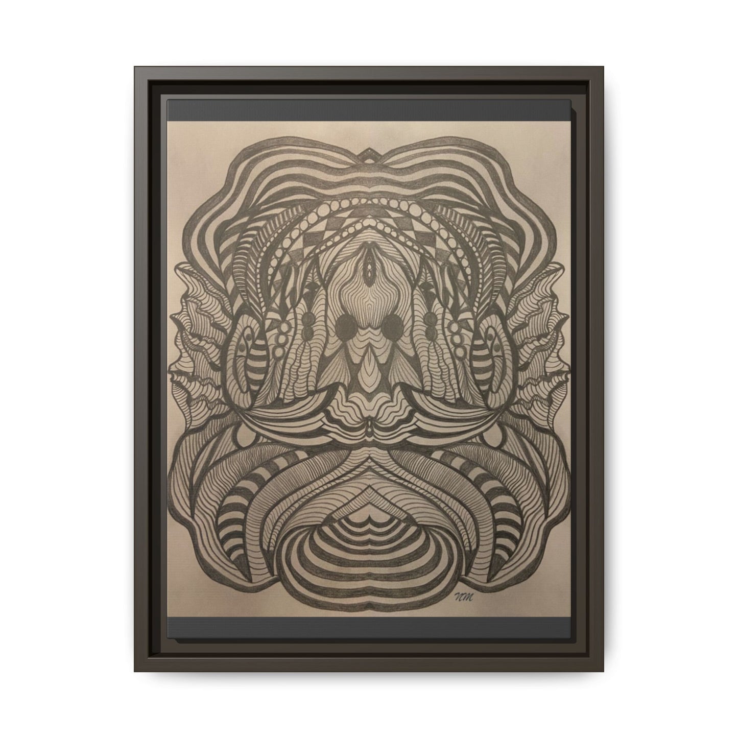 Matte Canvas, Framed (Multi-color)