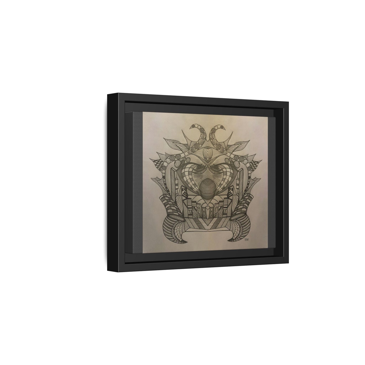 Matte Canvas, Framed (Multi-color)