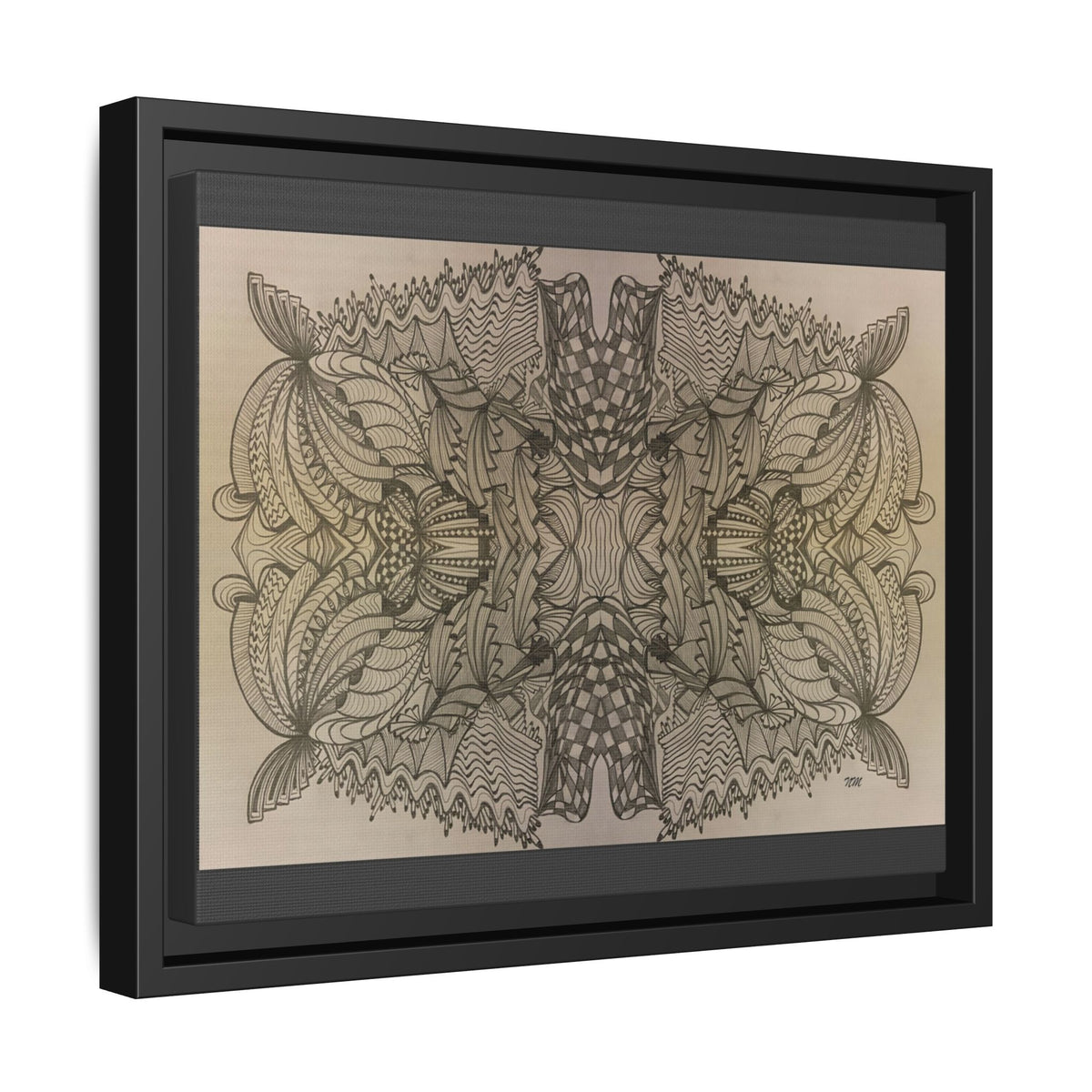 Matte Canvas, Framed (Multi-color)