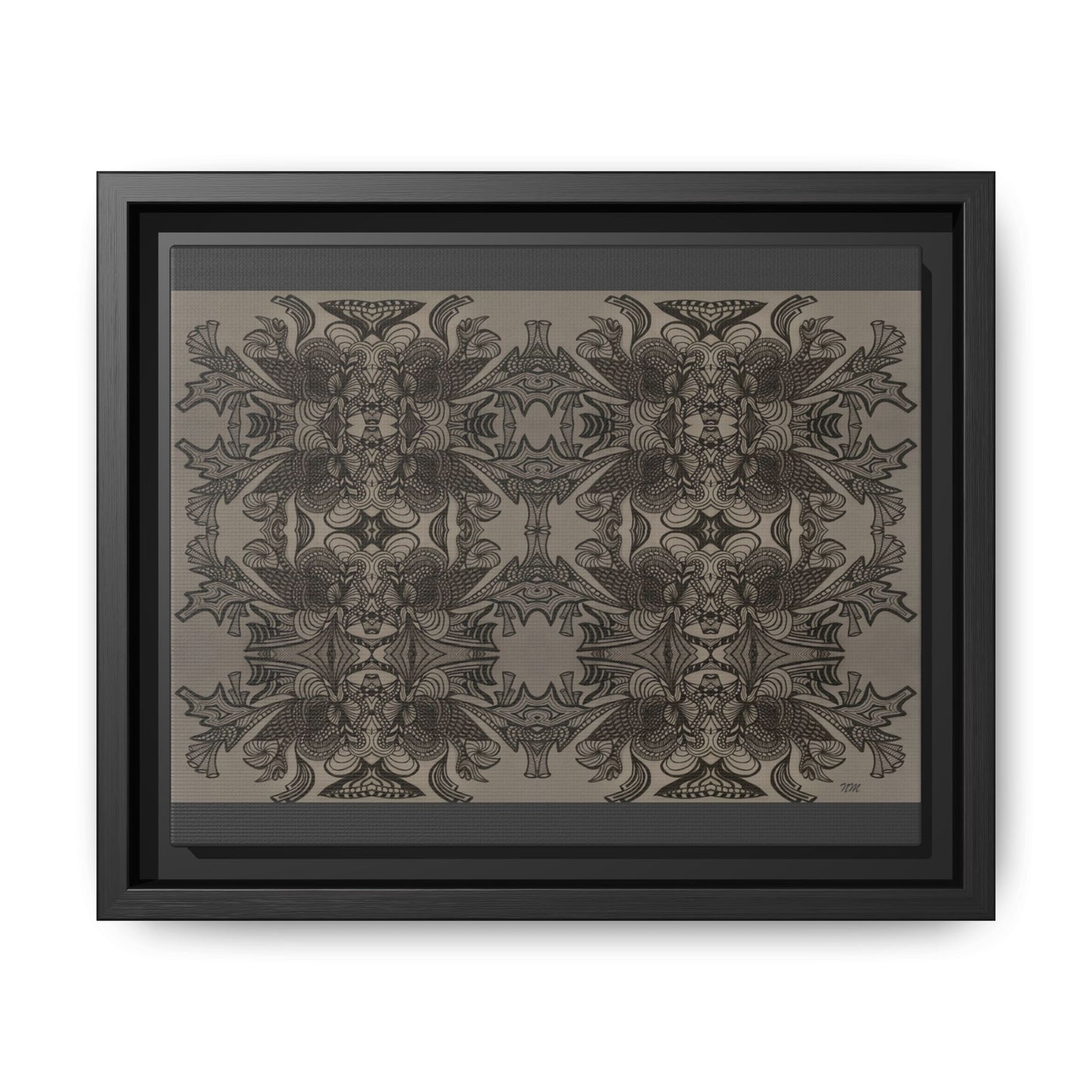 Matte Canvas, Framed (Multi-color)