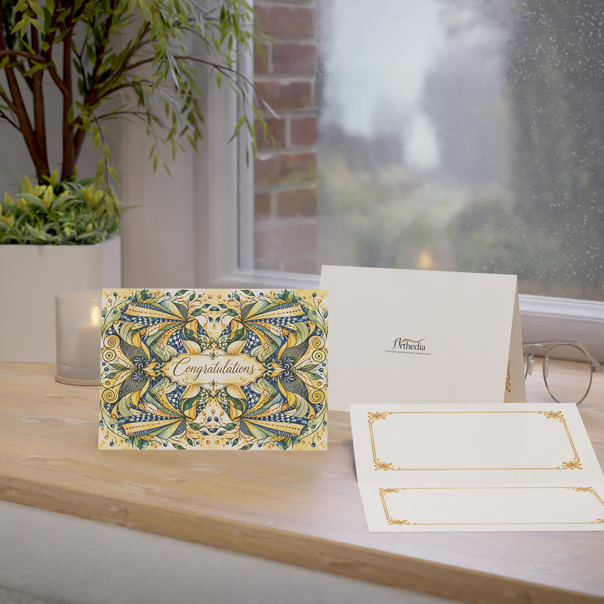 Flourish — Congratulations Greeting Card