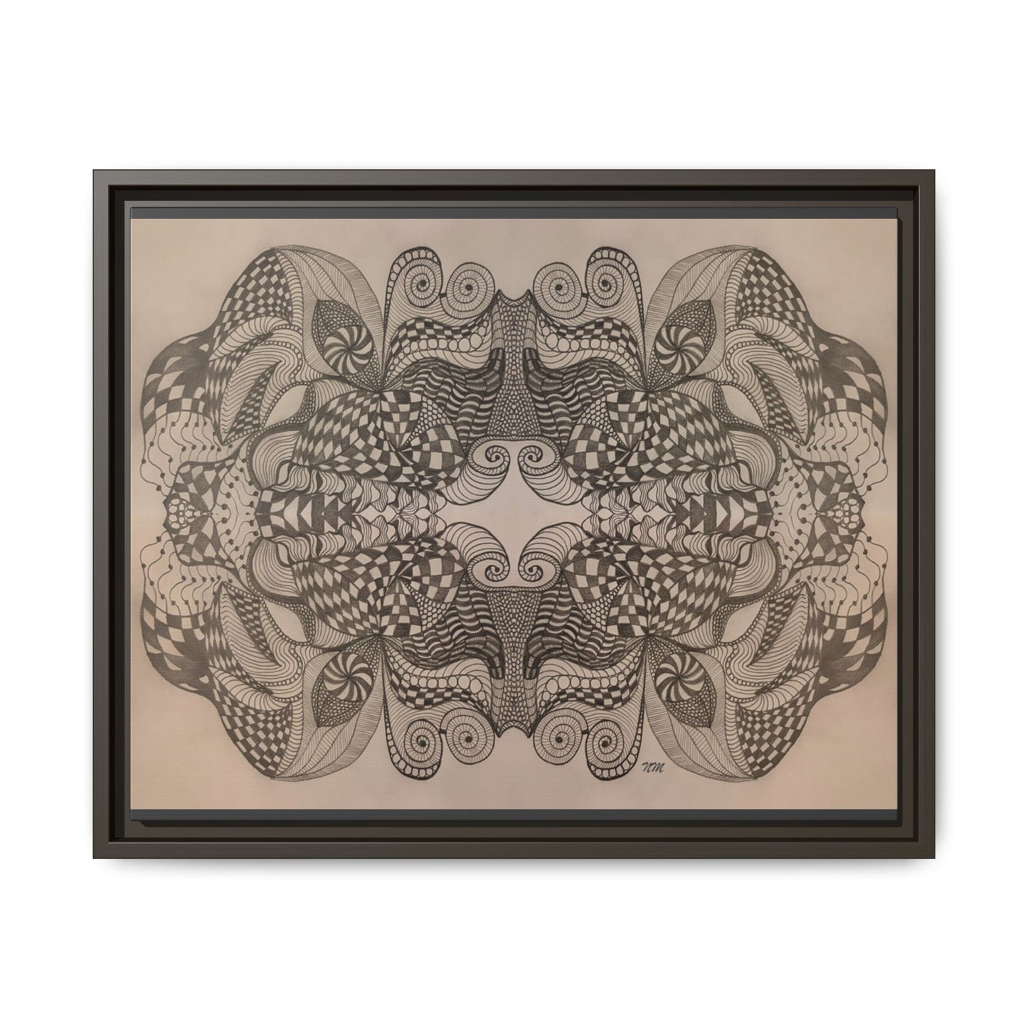 Matte Canvas, Framed (Multi-color)