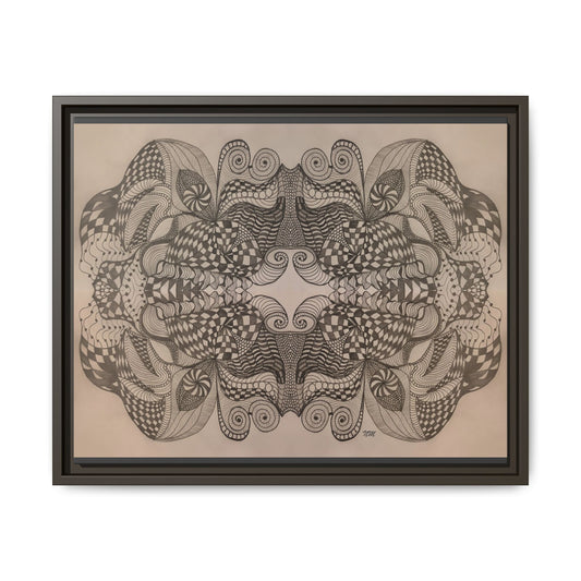 Matte Canvas, Framed (Multi-color)
