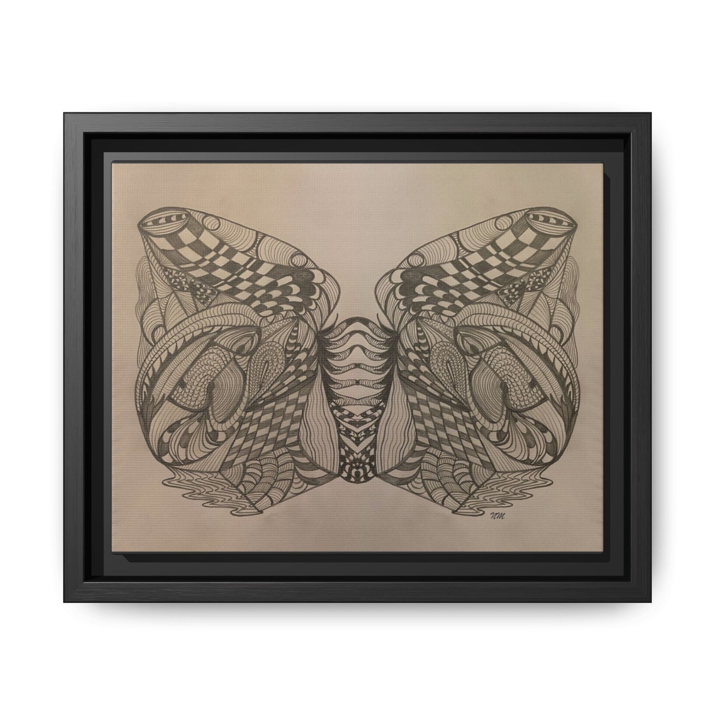 Matte Canvas, Framed (Multi-color)