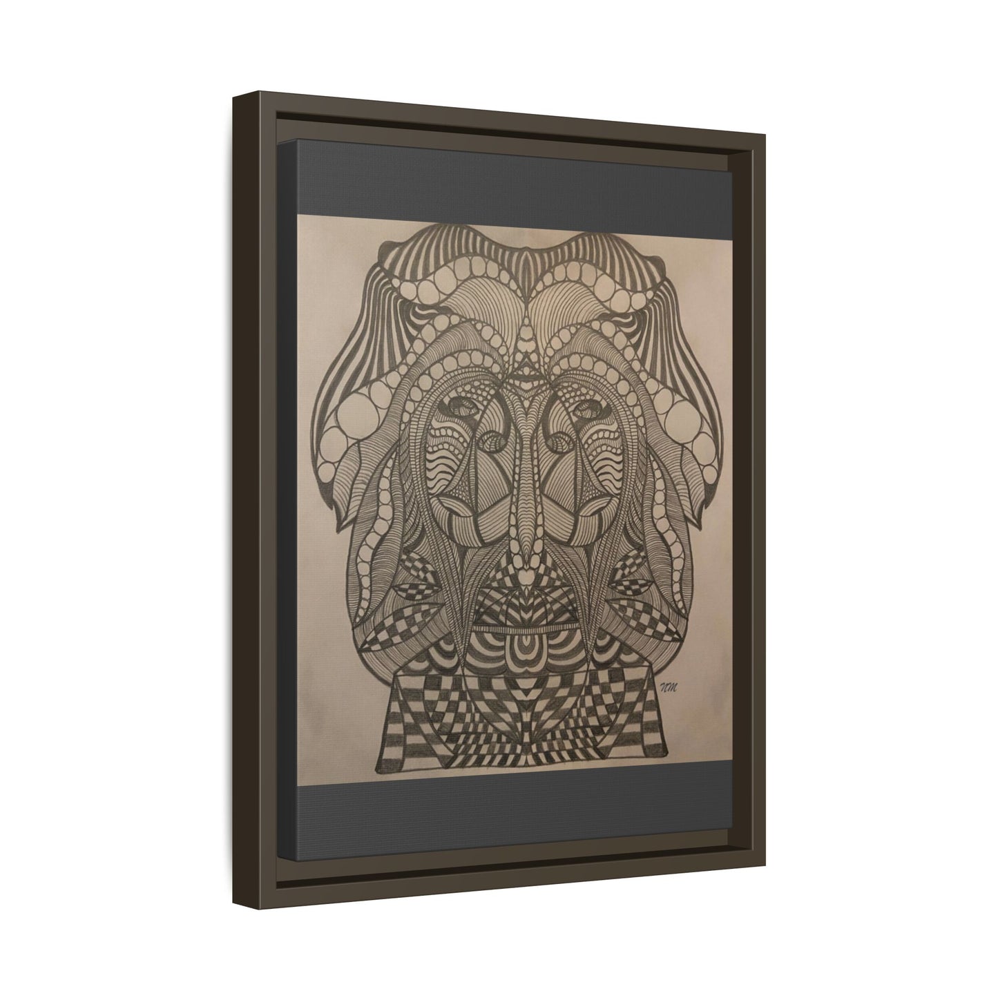 Matte Canvas, Framed (Multi-color)