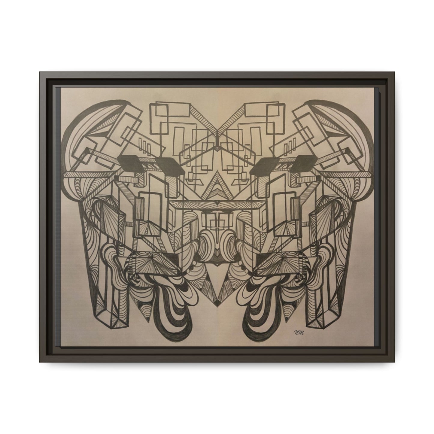 Matte Canvas, Framed (Multi-color)