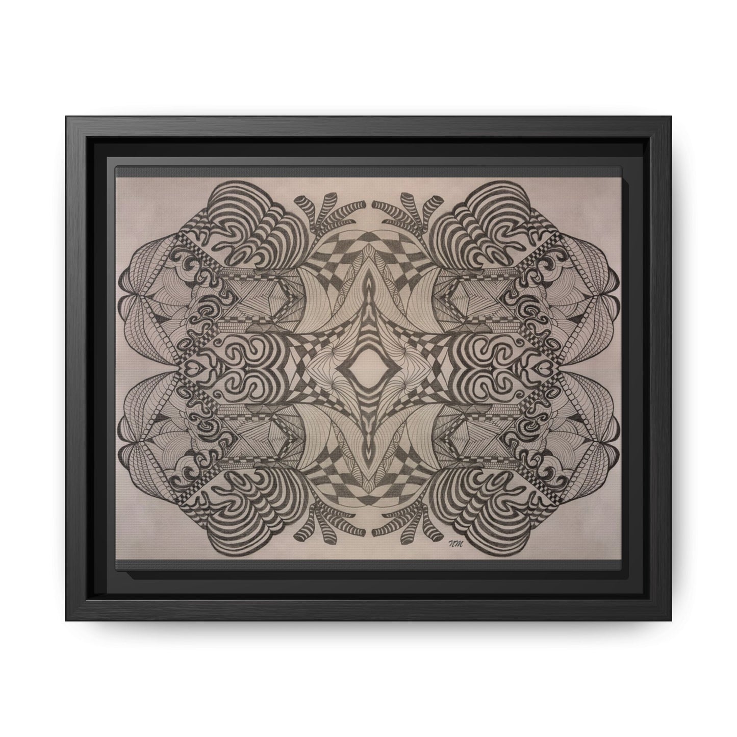 Matte Canvas, Framed (Multi-color)