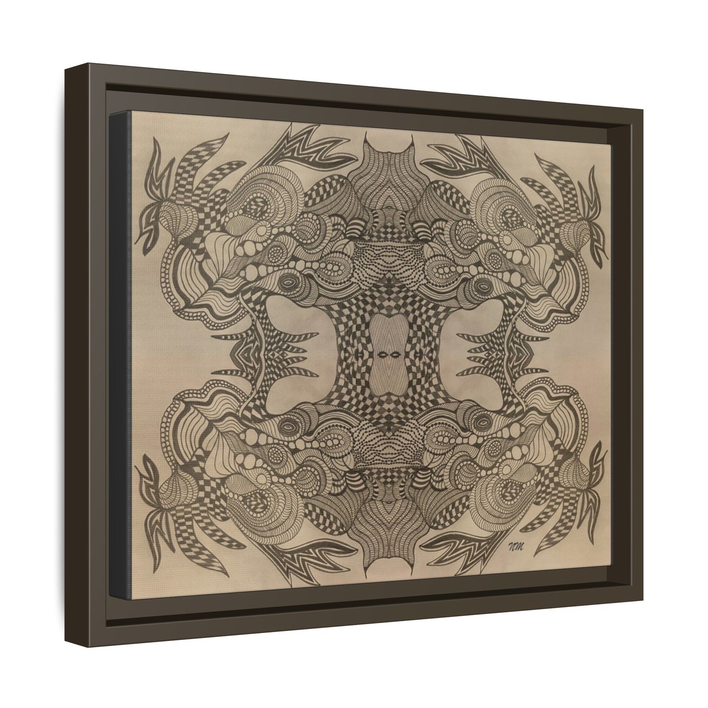 Matte Canvas, Framed (Multi-color)