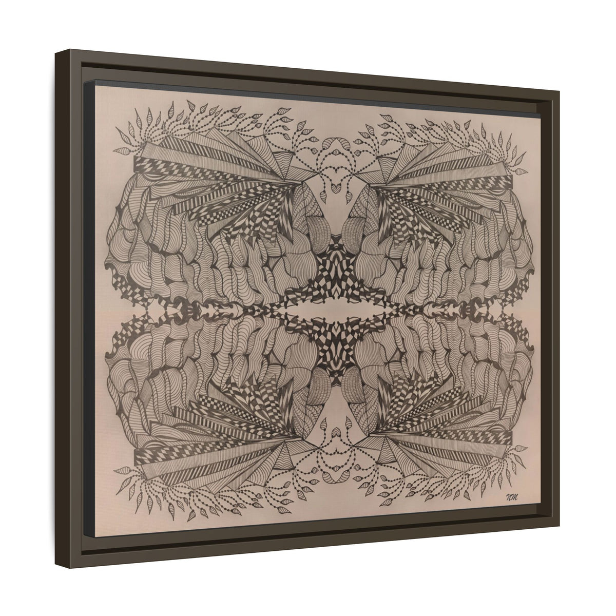 Matte Canvas, Framed (Multi-color)