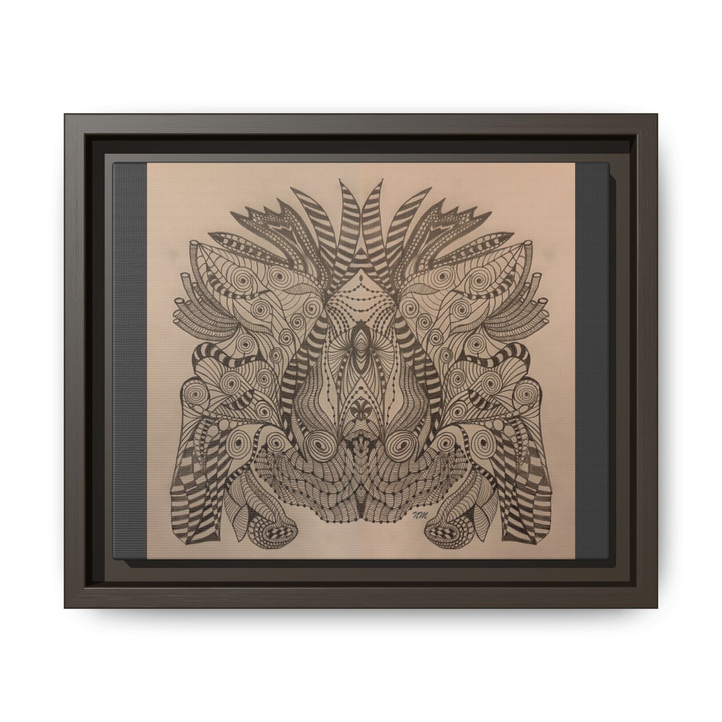 Matte Canvas, Framed (Multi-color)