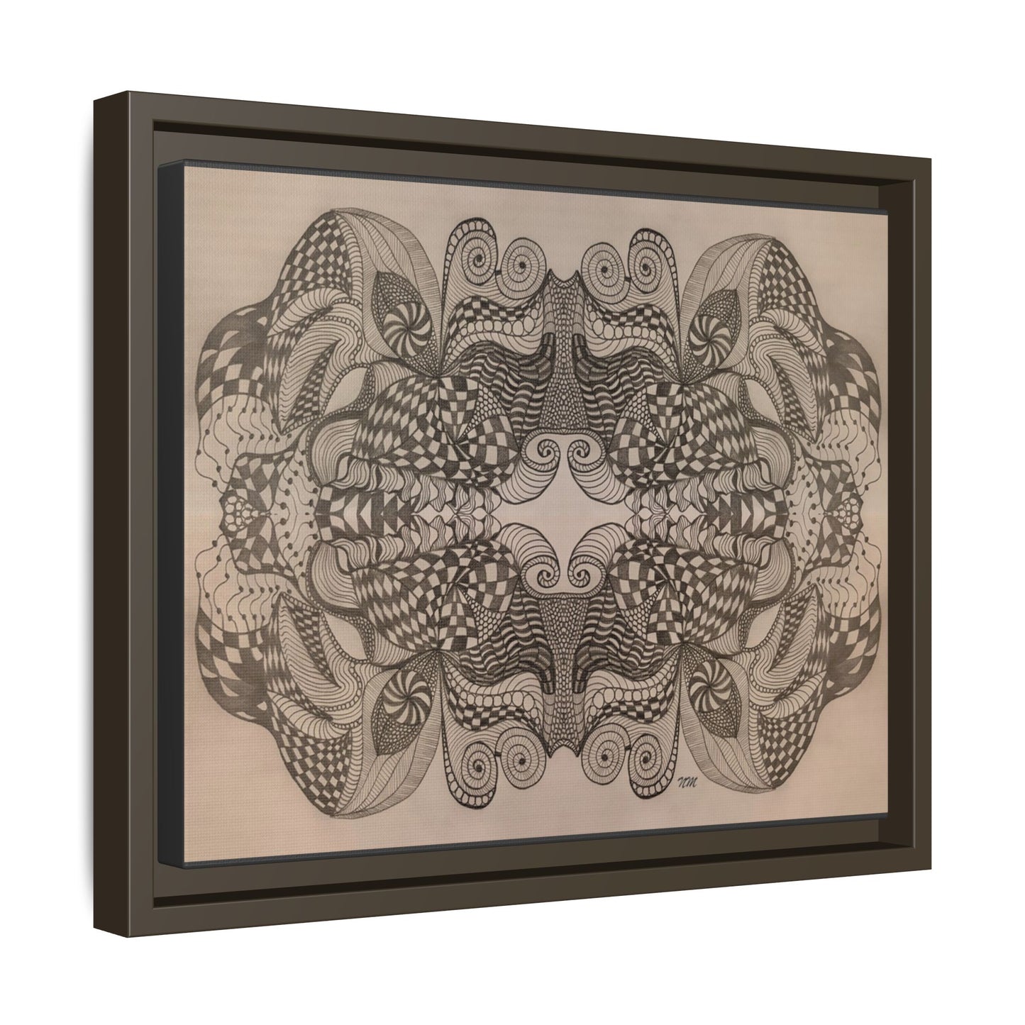 Matte Canvas, Framed (Multi-color)