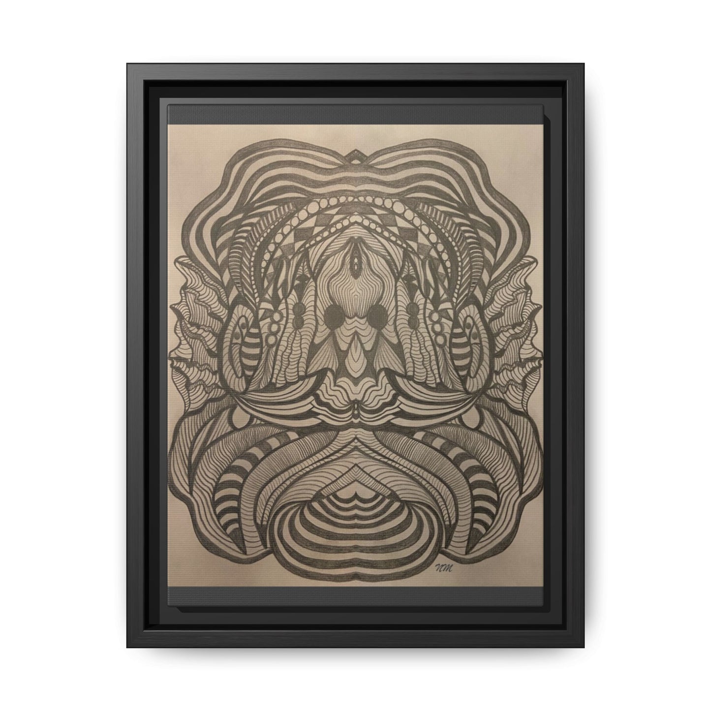 Matte Canvas, Framed (Multi-color)